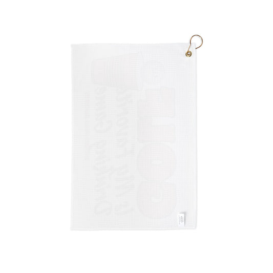 "Golf Is My Favorite Drinking Game Golf Towel — Swing Lube Society Trademark Towel