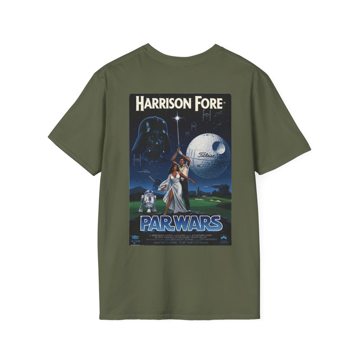 PAR WARS T-Shirt - Starring HARRISON FORE- Golf Noir Signature Apparel