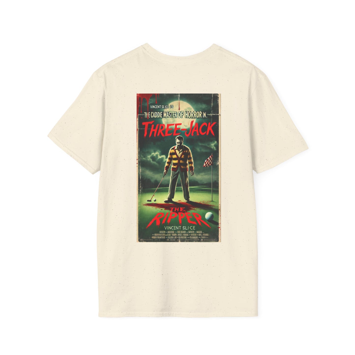 3-JACK THE RIPPER T-Shirt - Starring VINCENT SLICE - Golf Noir Signature Apparel