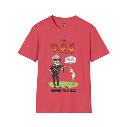 The D.O.G. T-Shirt – Never Too Old - Golf Noir Signature Apparel