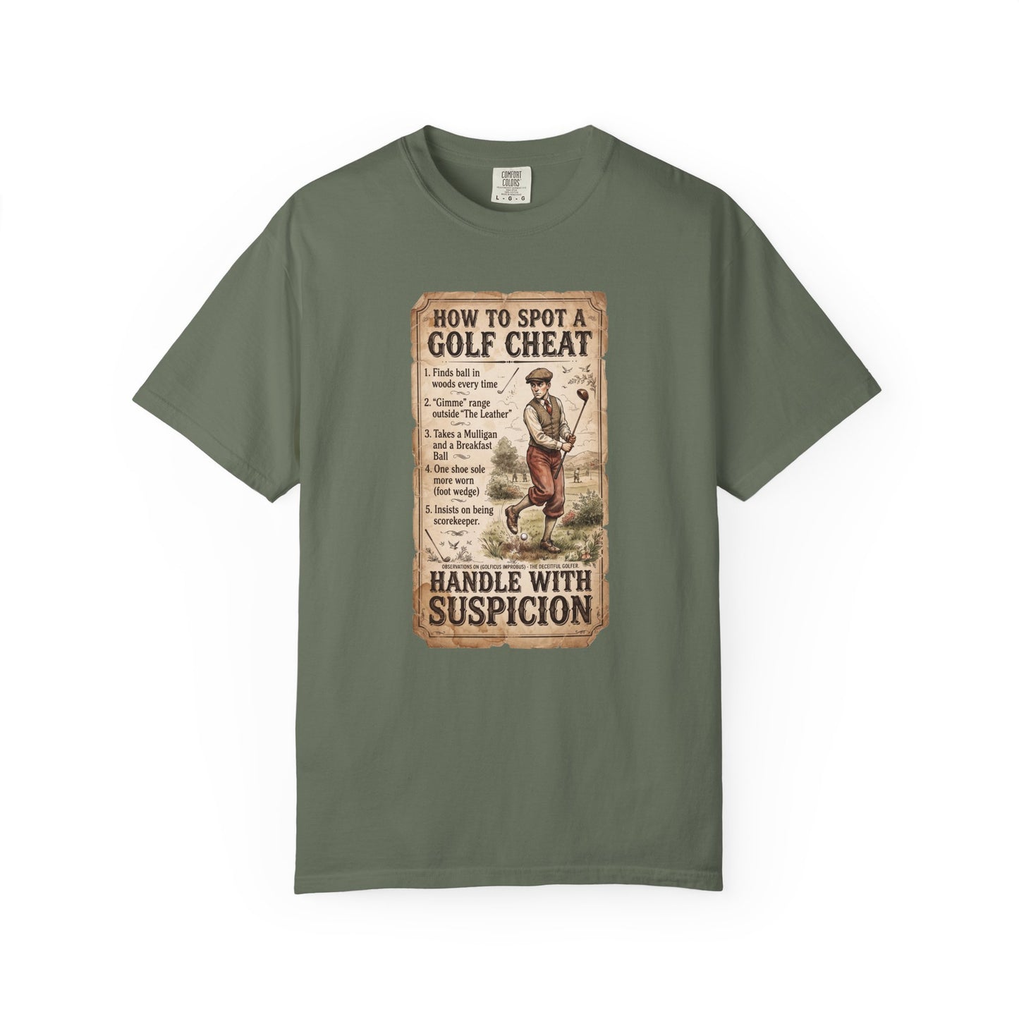 "How to Spot a Golf Cheat" Vintage Tee - The Shag Bag Apparel