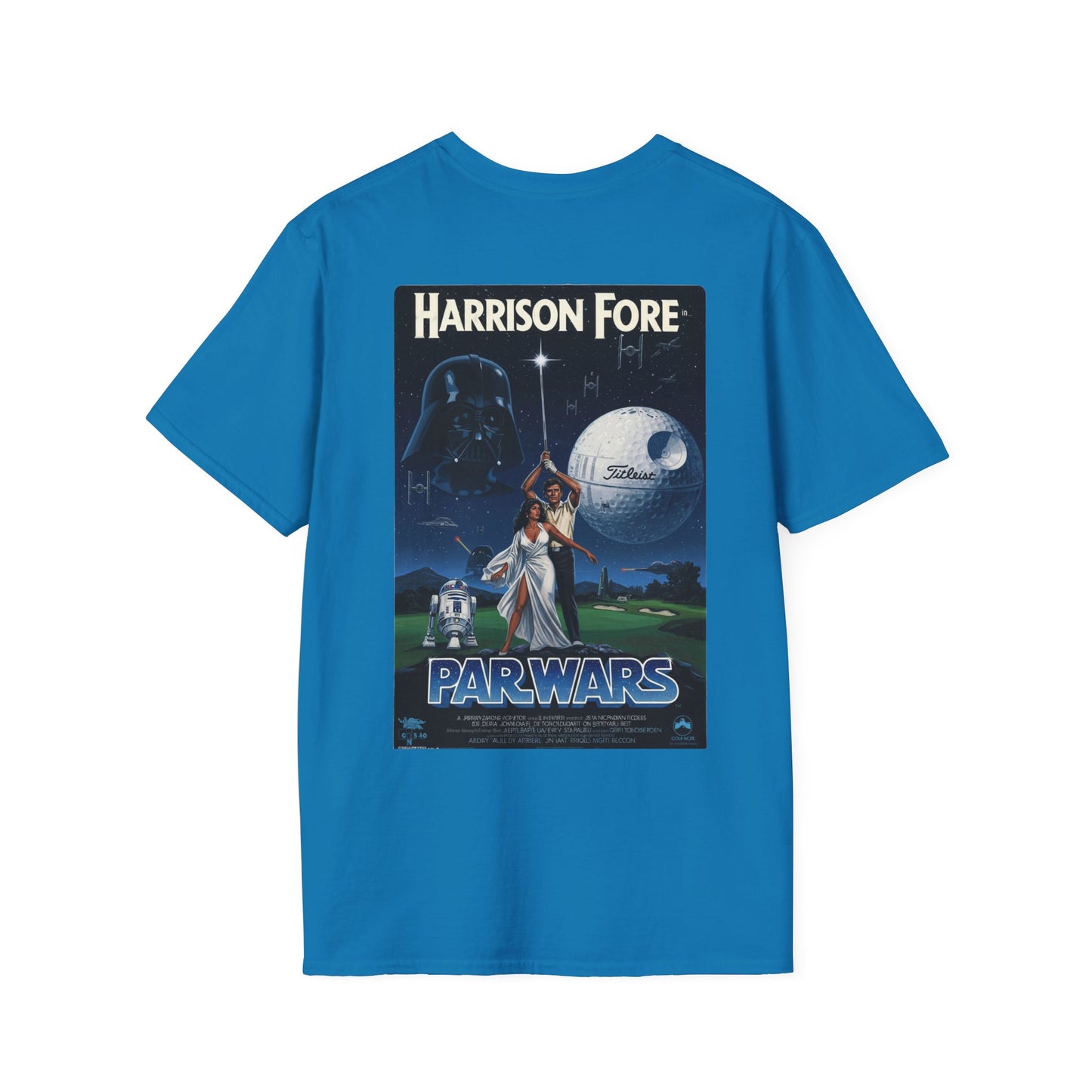 PAR WARS T-Shirt - Starring HARRISON FORE- Golf Noir Signature Apparel