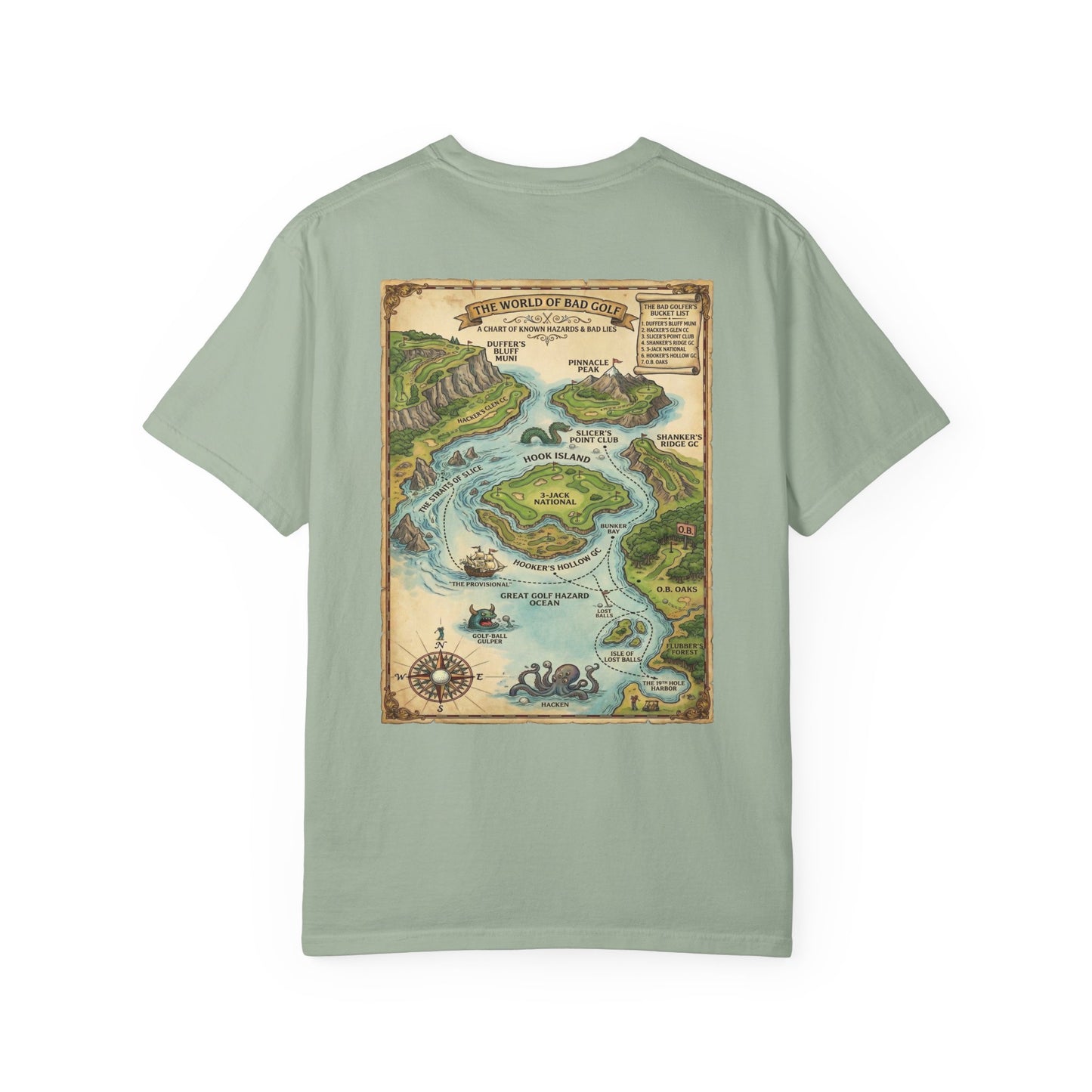 The World of Bad Golf T-Shirt - Fictional Fairways Signature Apparel