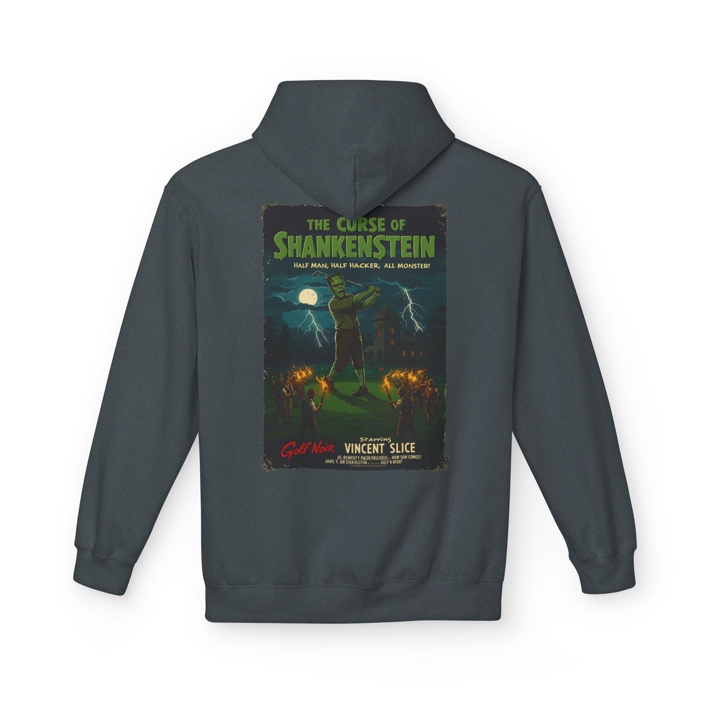 THE CURSE OF SHANKENSTEIN Hoodie - Starring Vincent Slice- Golf Noir Signature Apparel