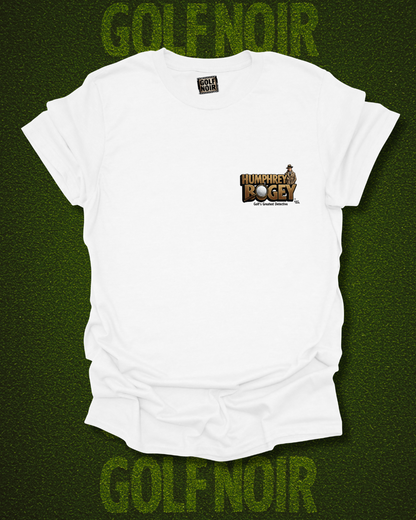 NO RISK NO REWARD T-Shirt - Starring HUMPHREY BOGEY- Golf Noir Signature Apparel