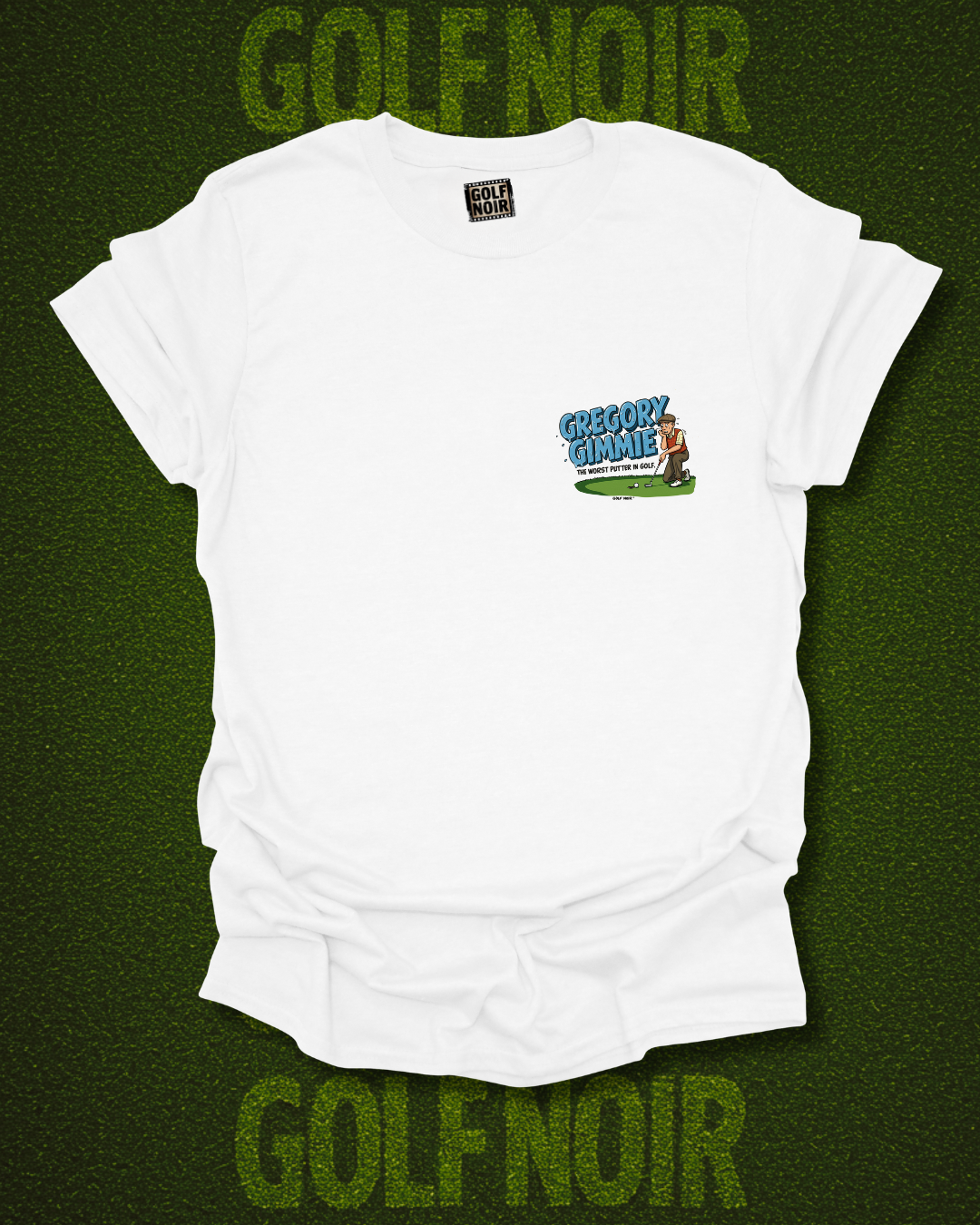NICE PUTT ALICE T-Shirt - Starring GREGORY GIMMIE- Golf Noir Signature Apparel
