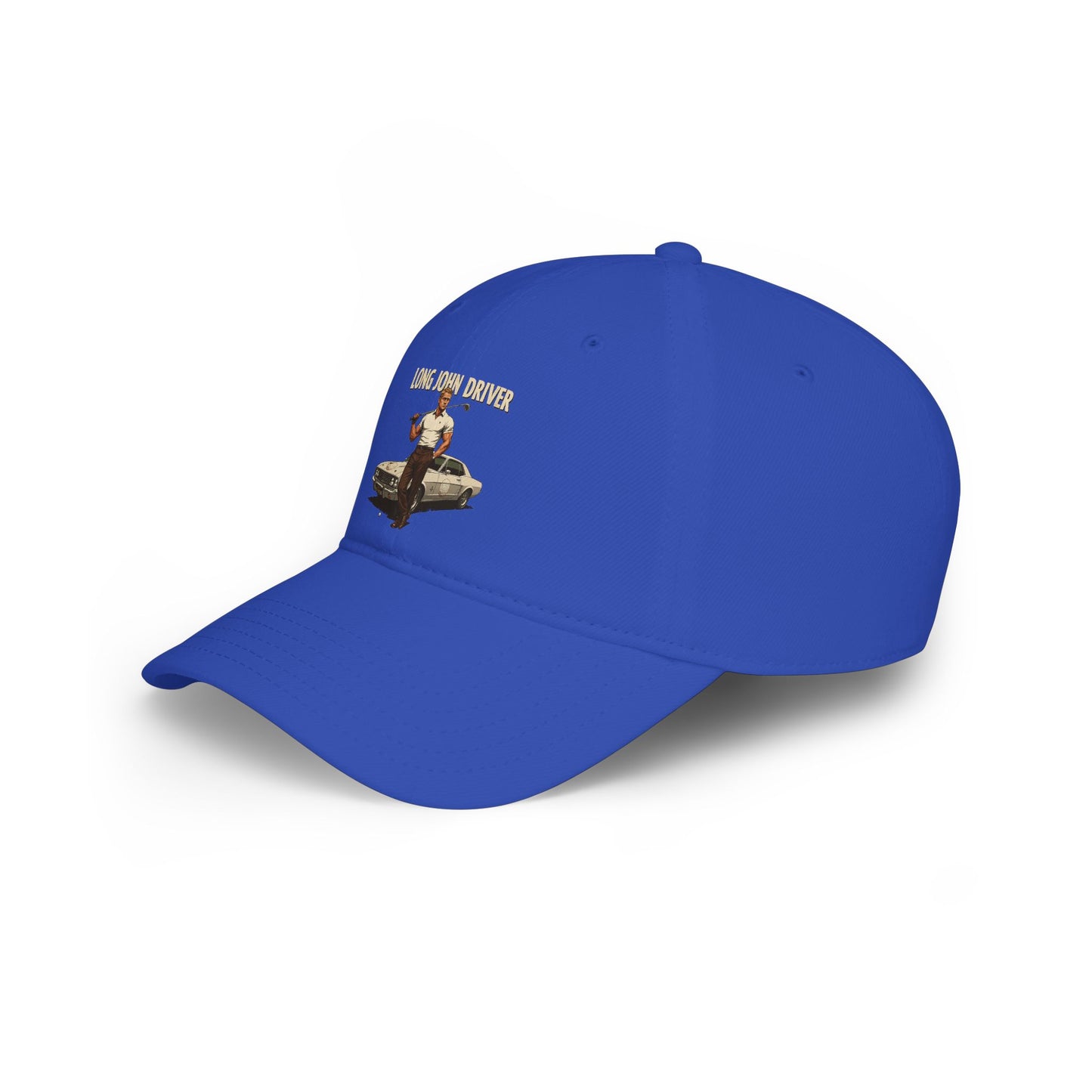 Long John Driver Baseball Cap — Golf Noir Statement Headwear