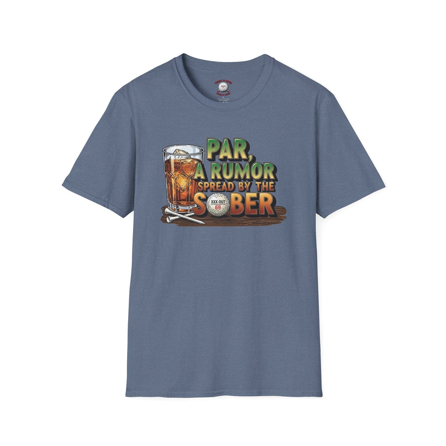 Par, A Rumor Golf T-Shirt — XXX-OUT Design Signature Apparel
