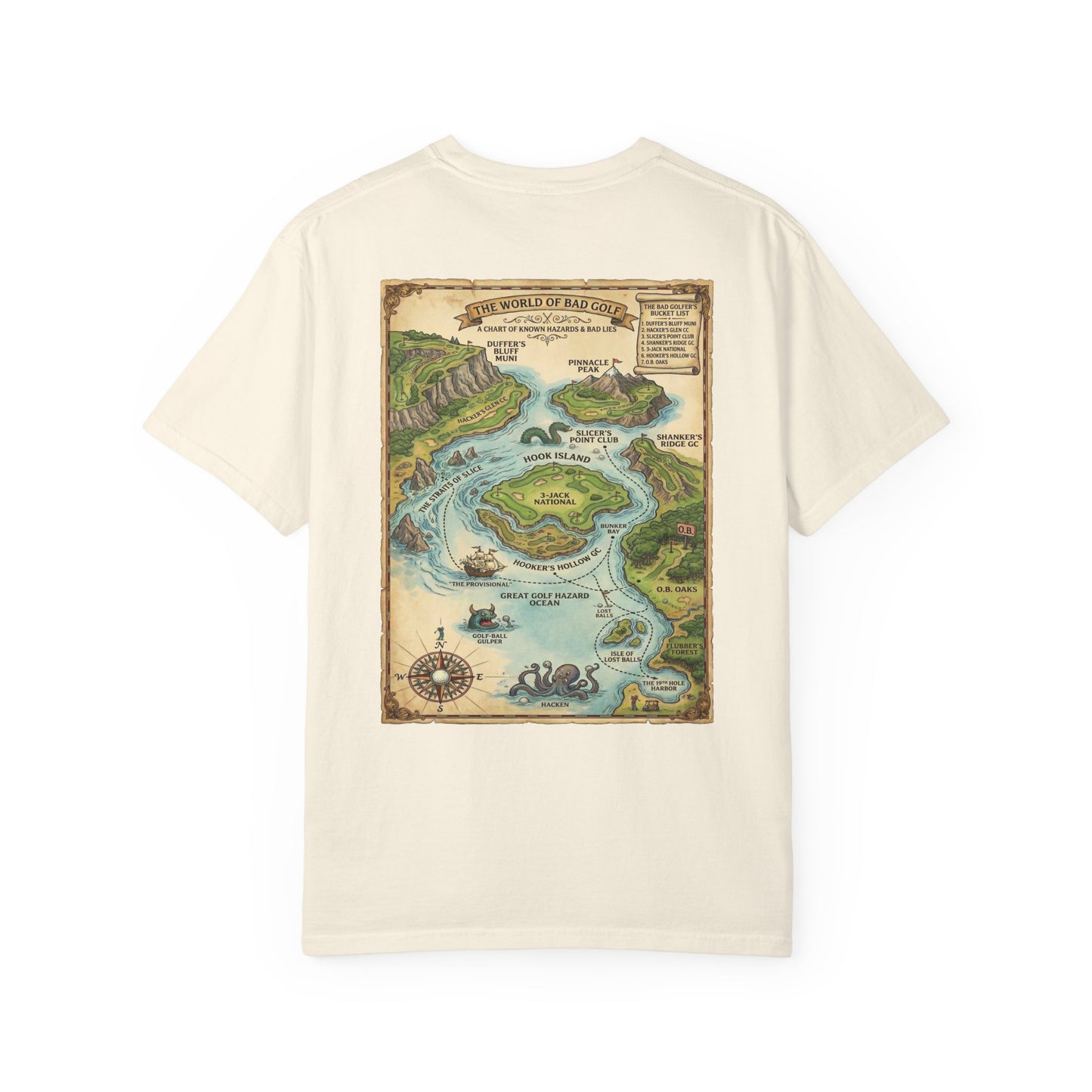 The World of Bad Golf T-Shirt - Fictional Fairways Signature Apparel