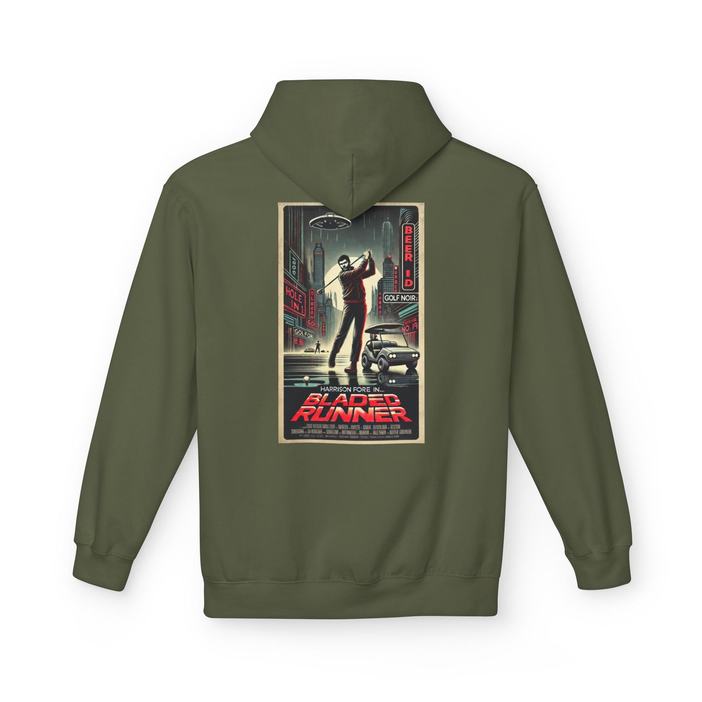 Harrison Fore Hoodie - "Bladed Runner"- Golf Noir Signature Apparel